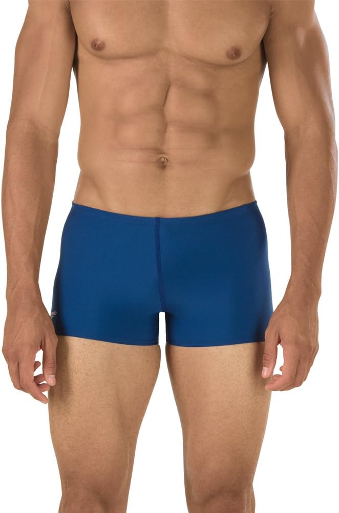 Speedo Men's Swimsuit Square Leg Endurance+ Solid