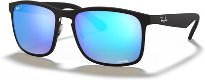 Ray-Ban Men's RB4264 Chromance Square Sunglasses (Click For More Colors)